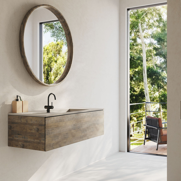 Vask Corian� Shift Neutral Concrete