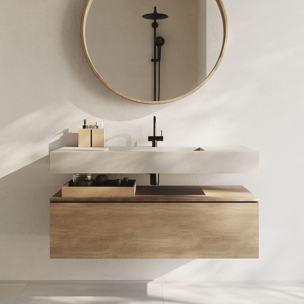 Vask Corian� Aurora Neutral Concrete