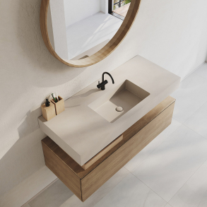 Vask Corian� Simple Neutral Concrete